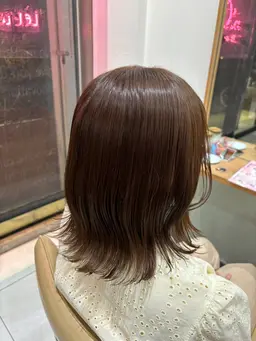 【minimo限定価格】💞ブリーチなしWcolor💞/艶カラー/Aujua/似合わせカラー