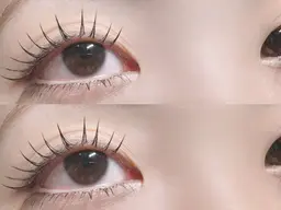 フラットラッシュ100本+濃厚美容液コーティング