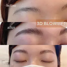 🩵アイブロウスタイリング🩵(wax脱毛+眉メイク込)