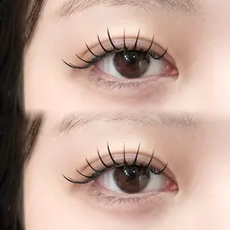 【撮影モデル】LED フラットラッシュ120​〜​140本