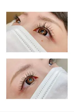 上まつ毛ミンク140本までつけ放題アイシャンプー付き🧴☁️フラットラッシュ、セーブルに偏向の場合には＋550