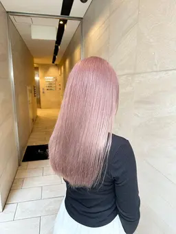 「カット＋ケアブリーチダブルカラー＋oggi otto3Stepトリートメント」