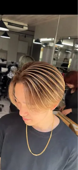 【❤️‍🔥メンズ限定❤️‍🔥】⚡️ハイライト🫧デザインカラー