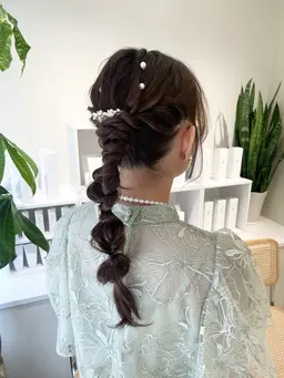 結婚式など特別な日に！☁️₊⁺ヘアセット☁️₊⁺