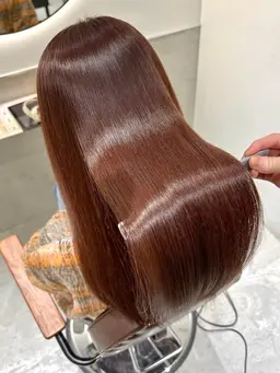 💛業界最高峰の髪質改善コース💛【髪質改善アルカリ酸熱トリートメント+美髪ケアカラー】ダメージケア+驚く程の艶感💍