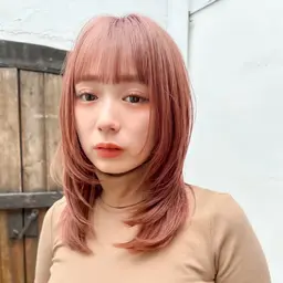💗ミニモ限定価格💗韓国風に合わせカット＋ハイトーンダブルカラー（ケアブリーチ変更可）＋トリートメント✨