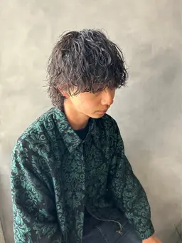 💥メンズ1日1人限定💥カット＋波巻きパーマ＋マイクロバブル