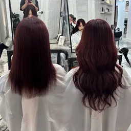 ダブルカラー(ブリーチあり)＋エクステ60本♡̴⟡.˚