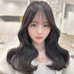 【❤️‍🔥人気No.1❤️‍🔥】🇰🇷韓国カット＋透明感カラー＋プレミアムケアトリートメント🇰🇷