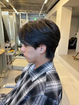 フェザーパーマモデル⚠️センターパートの方