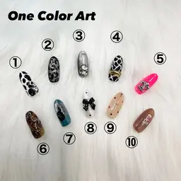 【オフ有】ワンカラー+写真アート2本付 0円