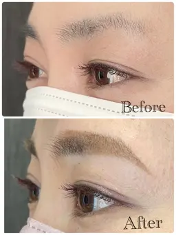 前髪カット+眉カット&描き方アドバイス(+¥2200で眉ワックス脱毛可)