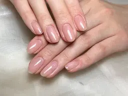 【HAND】🌸ワンカラー、 ラメグラデーションorフラッシュ 1000色お選びいただけます!(ストーン4個付き)