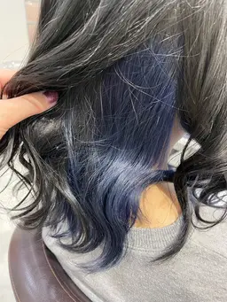 🌱イヤリングカラー✨1ケアブリーチ+カラー+Aujuaトリートメント🌱