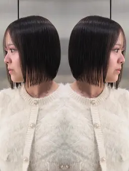 ボブ限定‼️顎上から方につく長さにしたい方!!(レイヤーOK)