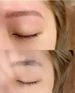 眉の毛の色味を明るくする＋まつ毛パーマ¥4000