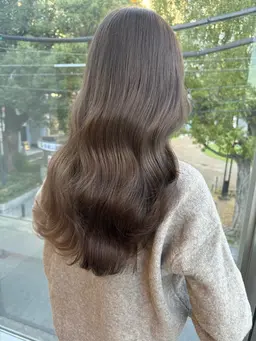 【透明感カラーするなら🌟】1ブリーチ+カラー+カラーケアトリートメント