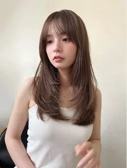 【デビュー前特別価格】ロングカット+艶カラー+トリートメント🧴♡