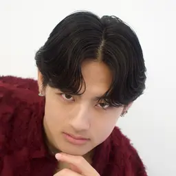 【綺麗に毛流れるニュアンスパーマ】パーマ＋メンズカット＋トリートメント