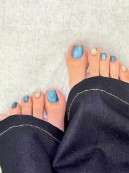 【フット】マグネット(2色までok） (ソフトジェルオフ＋550円+30min)