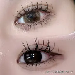 LED下まつげエクステ♡【オフなし】〜50本