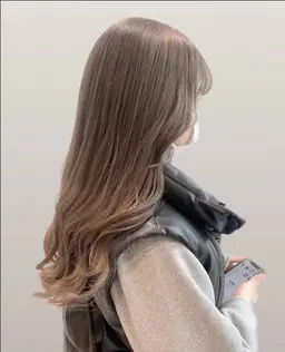 カット＋ケアブリーチ＋オンカラー＋極上うる艶トリートメント