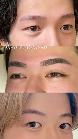 【メンズ限定】眉毛Wax＋間引き🕺✨