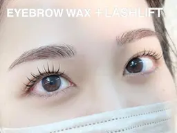 SET【平日価格¥7900】アイブロウ美眉デザインwax+似合わせデザインまつ毛パーマ※注意事項必ずお読みください