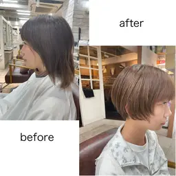 ショートカット×トリートメント✨技術向上の為のモデルさん募集　ご予約の際は前日迄にお願い致します。