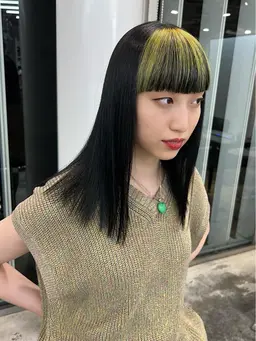 ✨🤍個性が欲しい方🤍✨インナーカラー+2STEPトリートメント (フェイスフレーミング可)