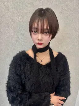 レディースショートカット✂️🩵