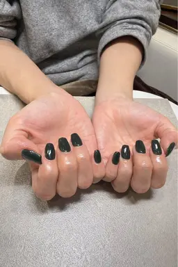 【オフなし】ワンカラー✨ハンドネイル