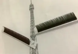 《デザイン限定》カラーフラットラッシュ*オリーブブラウン140本