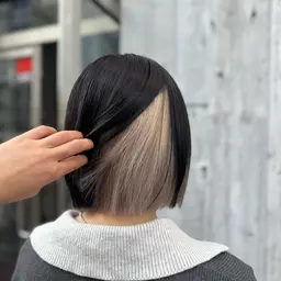 🍓 結んでも可愛いインナーカラー 🍓インナーカラー(ブリーチ込み)♪