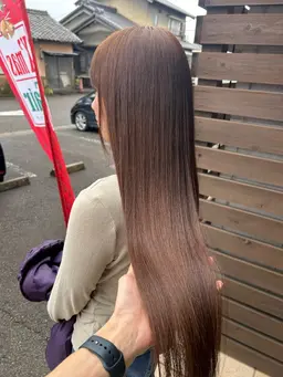 透明感カラー (シャンプー&ブロー代付き)