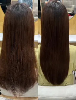 【うねり🌀パサつきに！🌧️】カット+縮毛矯正（ボブ​〜​ロング）