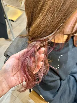 カット+イヤリングカラー