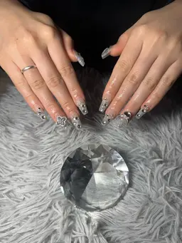 長さだし➕ラメワンカラー