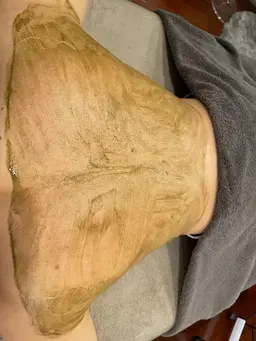 背中ハーブピーリング🌿