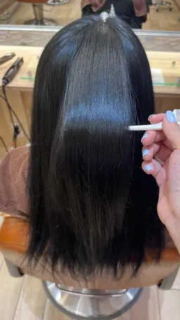 髪質改善トリートメントストレート+艶トリートメント