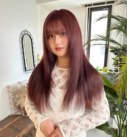 【ブリーチなしで明るくしたい方必見！】ブリーチなしダブルケアカラー　（黒染め履歴のない方）🧡🎸