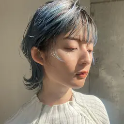 ✂️🎨カット+ケアブリーチ+カラー 土日祝+¥1000 (ダブルカラー インナーカラー ハイライト ワンカラー)