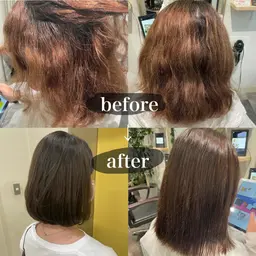 ☔️minimo限定☔️【ダメージレスで美髪に】カット+酸性ストレート+トリートメント　18500→17000
