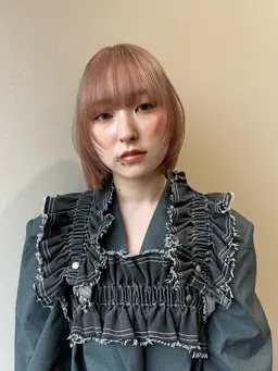 【柔らかい色味へ】ブリーチオンカラー＋トリートメント🍧