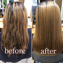 【ブリーチ毛、エイジング毛対応】リアン式酸性縮毛矯正＋カット＋クイックoggiotto☆インスタでも話題