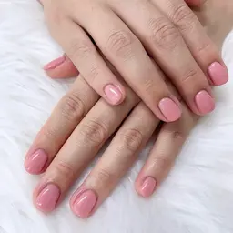 ハンドネイル/シンプルデザインコース☁️ワンカラー＆ラメグラデーション