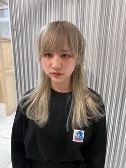 【似合わせカット＋保湿トリートメント】レイヤーカット　ウルフカット　ウルフ　顔周りカット　ミニボブ　韓国ヘア