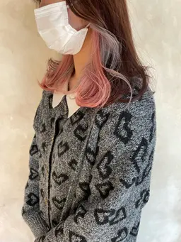 🍭minimo限定価格🍭イヤリングカラー(ヘアブリーチ変更可)