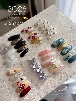 【👘成人式ネイル🎍🤎】大人気メニュー👀💛定額デザイン・種類豊富🤍💞