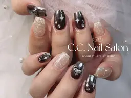 ゴージャス75分持ち込みアートやり放題/💚デザイン4本程【初回ソフトジェルオフ無料】